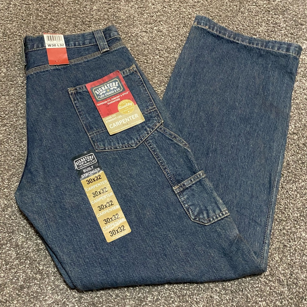 signature levi strauss mens carpenter jeans